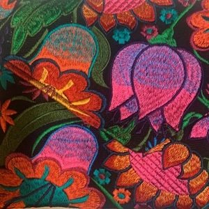 Mexican Embroidered Envelope Clutch